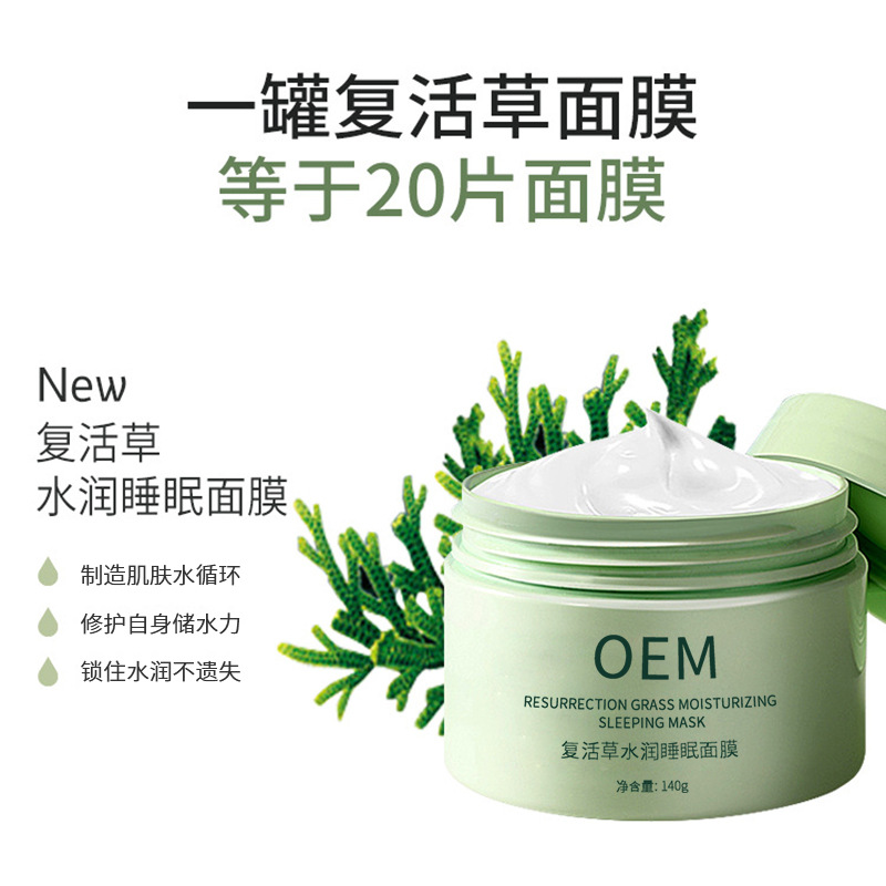 伊肤泉_复活草睡眠面膜OEM